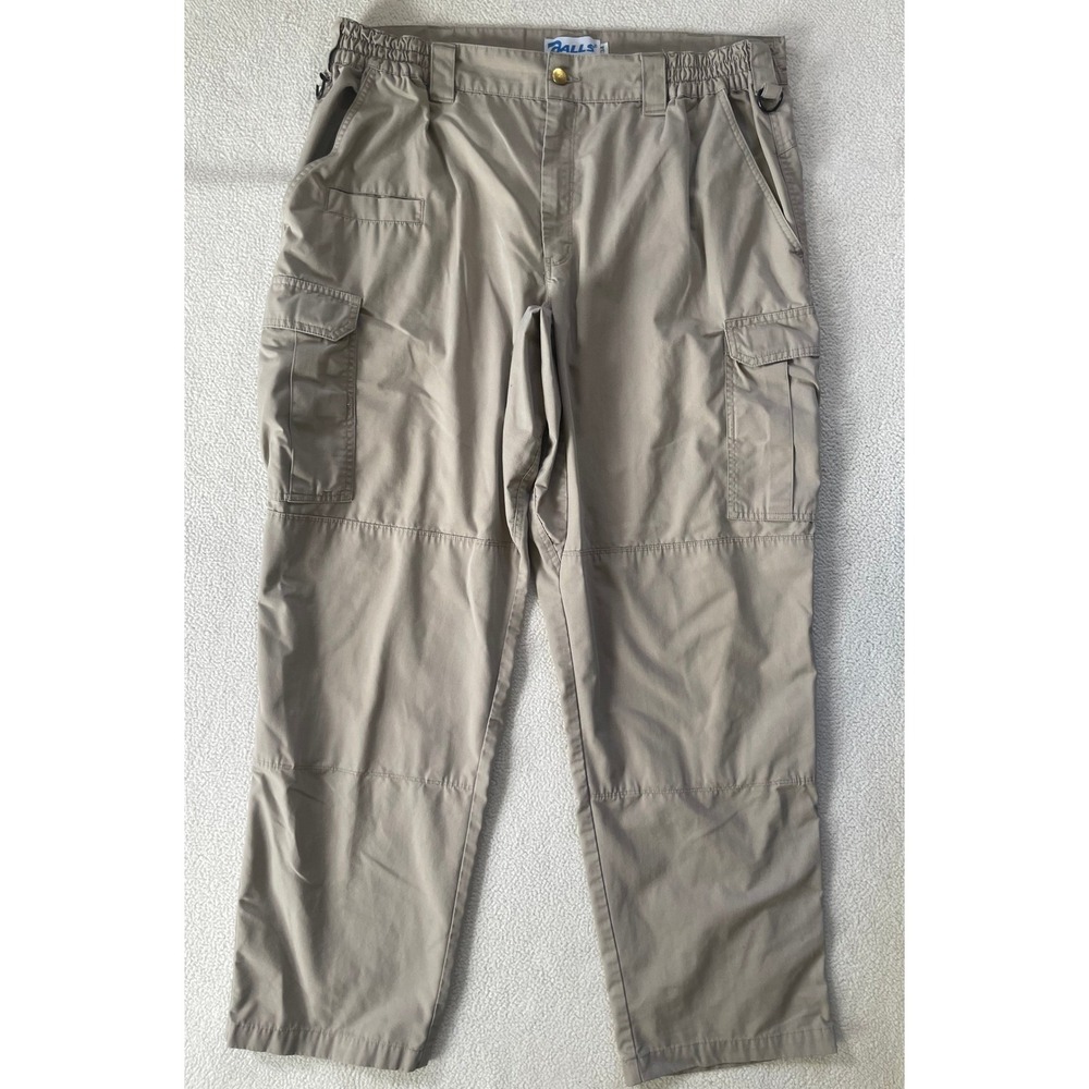 Galls Mens 40x34 Cargo Pants Khaki Tactical Ripstop Utility Workwear Service